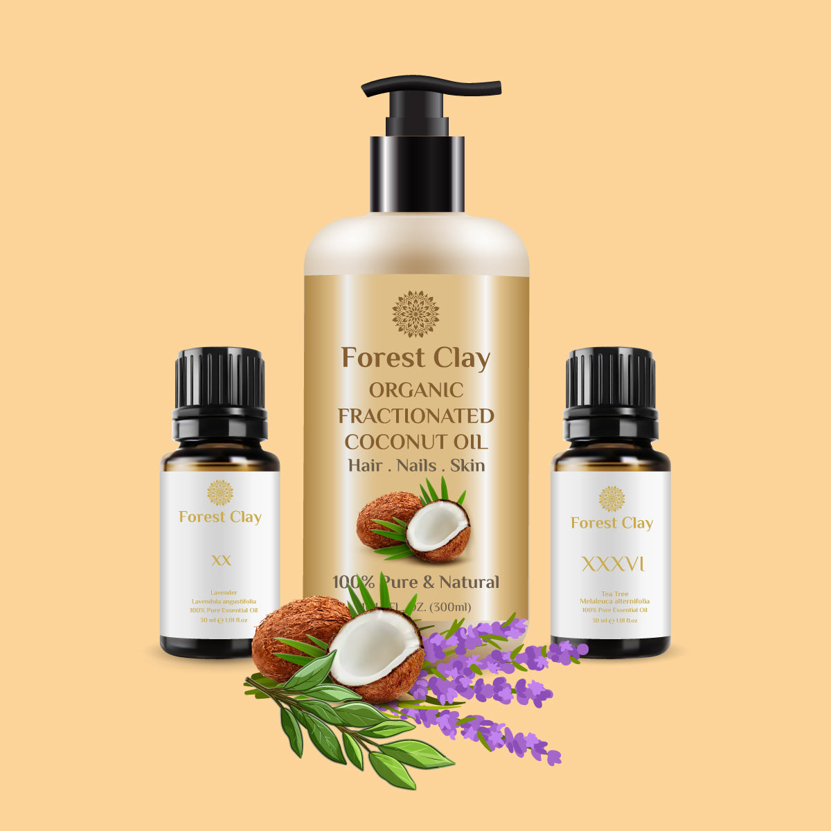 Anti Dandruff DIY Hair Oil Kit