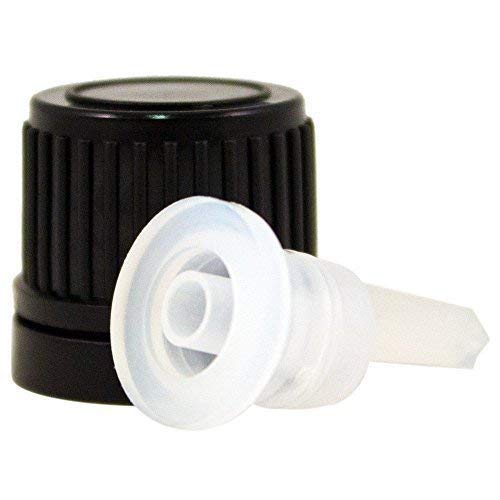 Forest Clay 100 ml Amber Round Empty Glass Bottle + Euro Dropper + Black Cap, Refillable, Reusable, Leak Proof for Essential Oils, Blends, DIY Perfumes &amp; Face Oil Set of 2