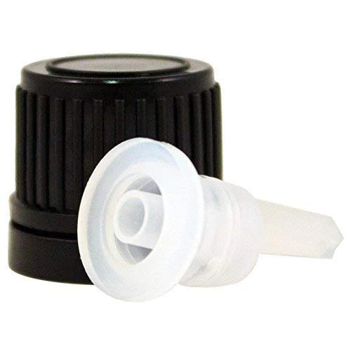 Botella de Vidrio Ámbar Redonda Vacía de 100 ml Forest Clay + Gotero Euro + Tapa Negra, Recargable, Reutilizable, a Prueba de Fugas para Aceites Esenciales, Mezclas, Perfumes DIY y Aceite Facial Juego de 2
