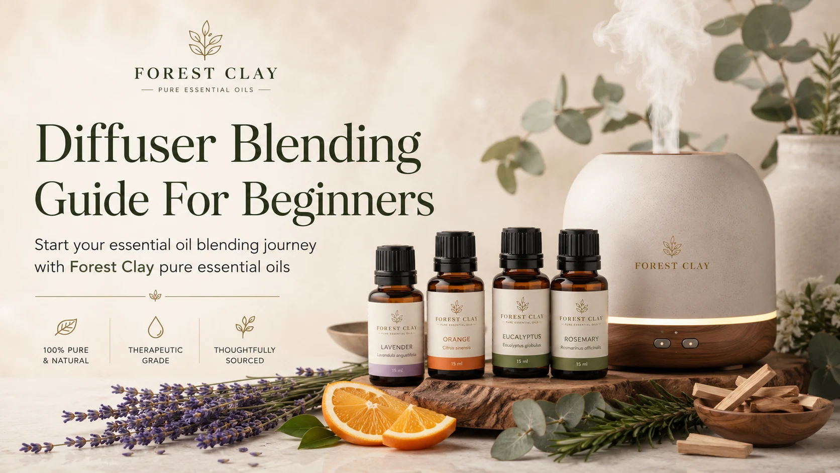 Diffuser Blending Guide For Beginners | Essential Oil Blends for Home