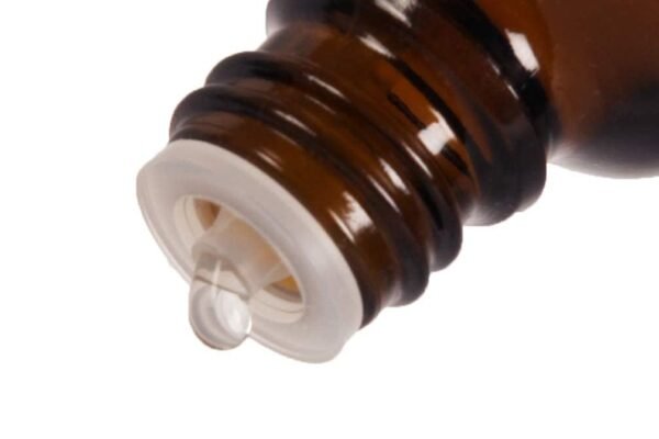 Forest Clay 100 ml Amber Round Empty Glass Bottle + Euro Dropper + Black Cap, Refillable, Reusable, Leak Proof for Essential Oils, Blends, DIY Perfumes & Face Oil Set of 2 - Image 4