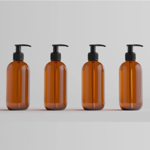 Empty Bottle Refillable Amber And Olive Green Colour - Image 8